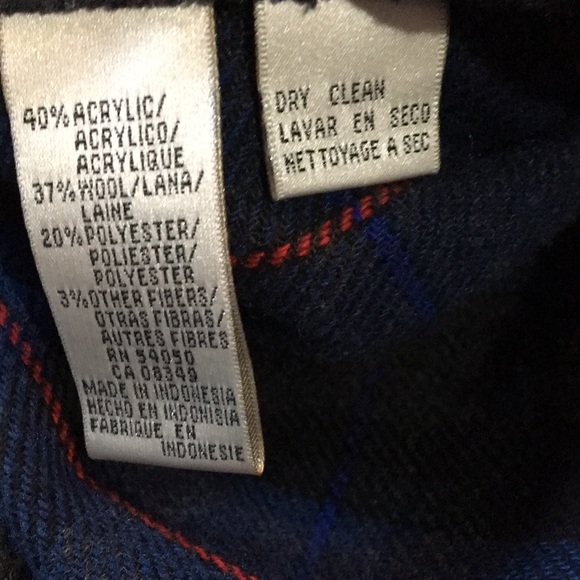 Evan-Picone Plaid Jacket, 14/16 - Picture 3 of 7